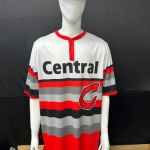 120GSM Milk Silk Jersey Custom 2 Button Baseball Jersey