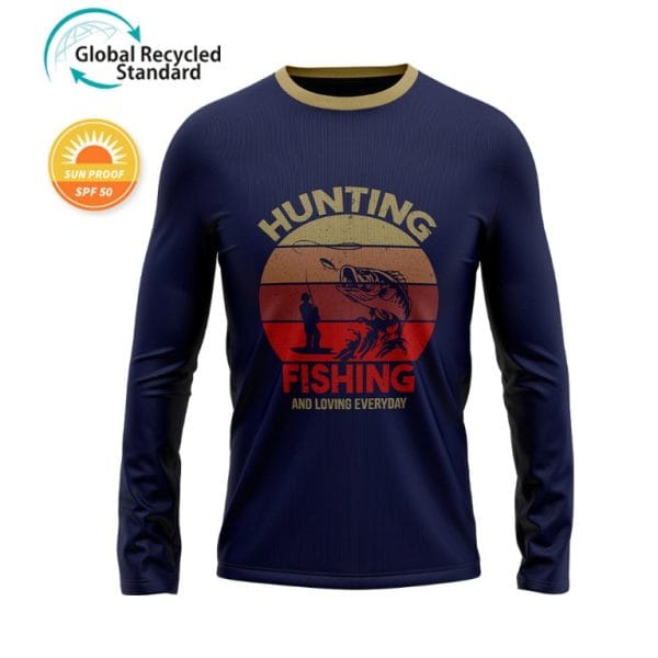 GRS/SPF 50+ 150GSM Mesh Jersey Long Sleeve Crew Neck