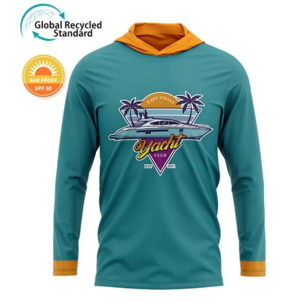 GRS/SPF 50+ 150GSM Mesh Jersey Long Sleeve Hoodie T-shirt