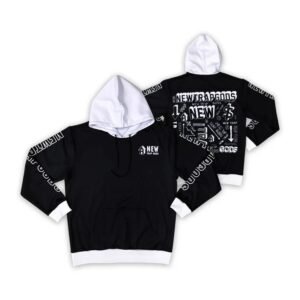Custom Fashion Design Black Hoodies