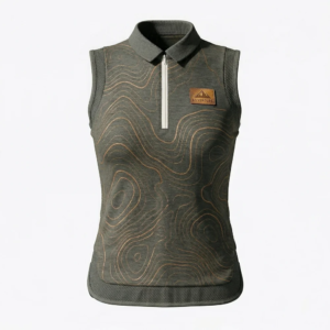 69 Custom Logo Sleeveless Quarter Zip Equestrian Top for Riding Attire Custom Logo and Rider Name Embroidery Available