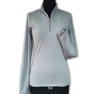 M129 Customized Women's Equestrian Clothing Manufacturers Quick Dry Long Sleeve Horse Riding Shirt